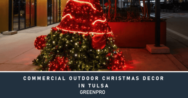 commercial outdoor christmas decor in tulsa ok