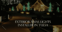 exterior xmas lights installer in tulsa