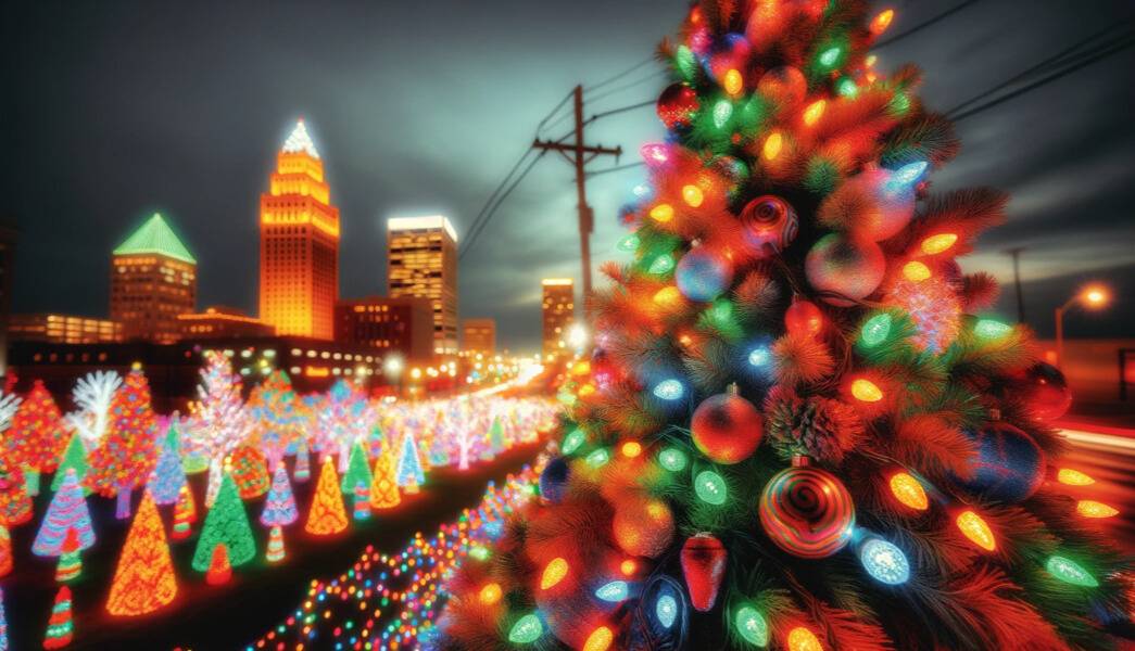 Embrace Winters With MultiColored Christmas Lights In Tulsa