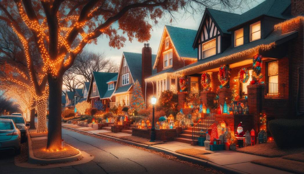 outdoor Christmas lighting ideas in Tulsa