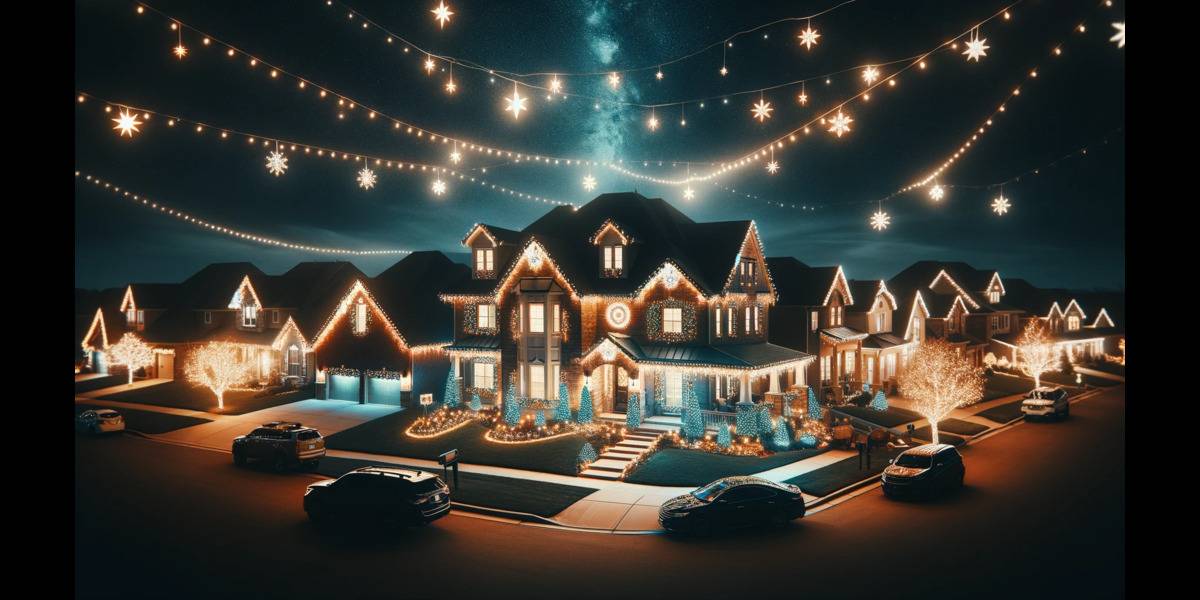 Professional Outdoor LED Christmas Lights In Tulsa