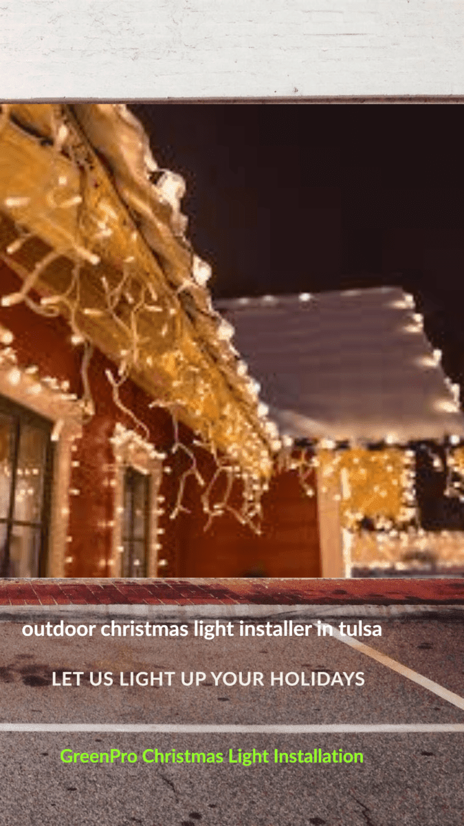 outdoor christmas light installer in tulsa