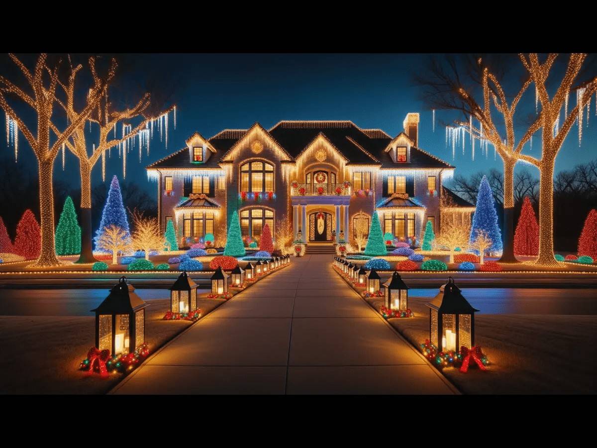 reliable christmas light installer in tulsa