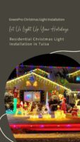 residential christmas light installation in tulsa 